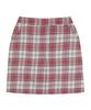 RuNaKi'Hu' Wxsk002 Check Pattern Skirt (Red)