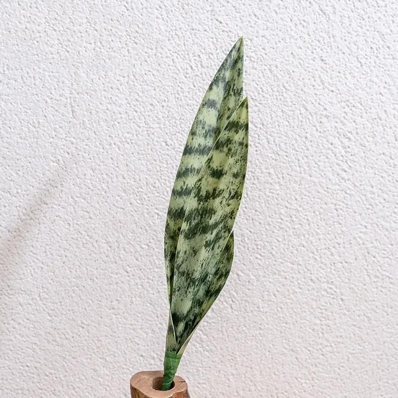 Искусственная змеиная орхидея ПВХ змеиное растение Искусственное суккулентное растение Комнатное тропическое искусственное растение Офис Отель Балкон Домашнее украшение