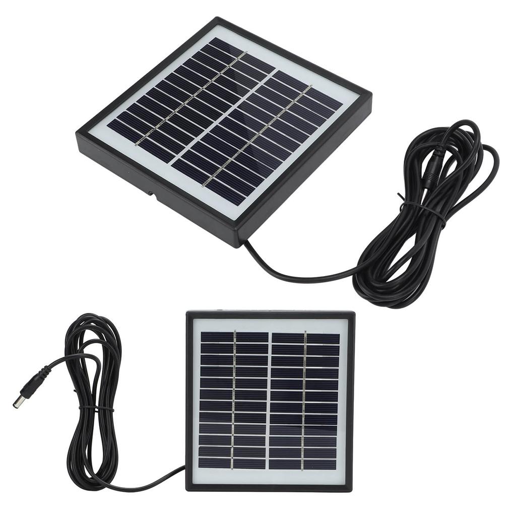 2W 12V Solar Panels Polysilicon High Conversion Rate Energy Saving Solar Panel Charger with Frame for Automobile Tourism