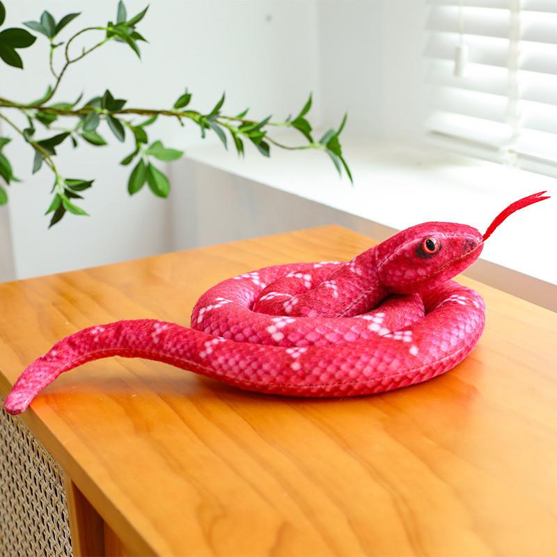 Snake Plush Toy With Realistic Design For Kids And Adults Gift Collectible
