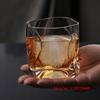 Irregular Whiskey Crystal Cup Japanese Art Glassware Wine Tasting Glasses Crumpled Whisky Tumbler Rock Cognac Snifter Beer Mug