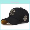 Stylish Gender-neutral Baseball Cap With Embroidered Letters Perfect For All Seasons
