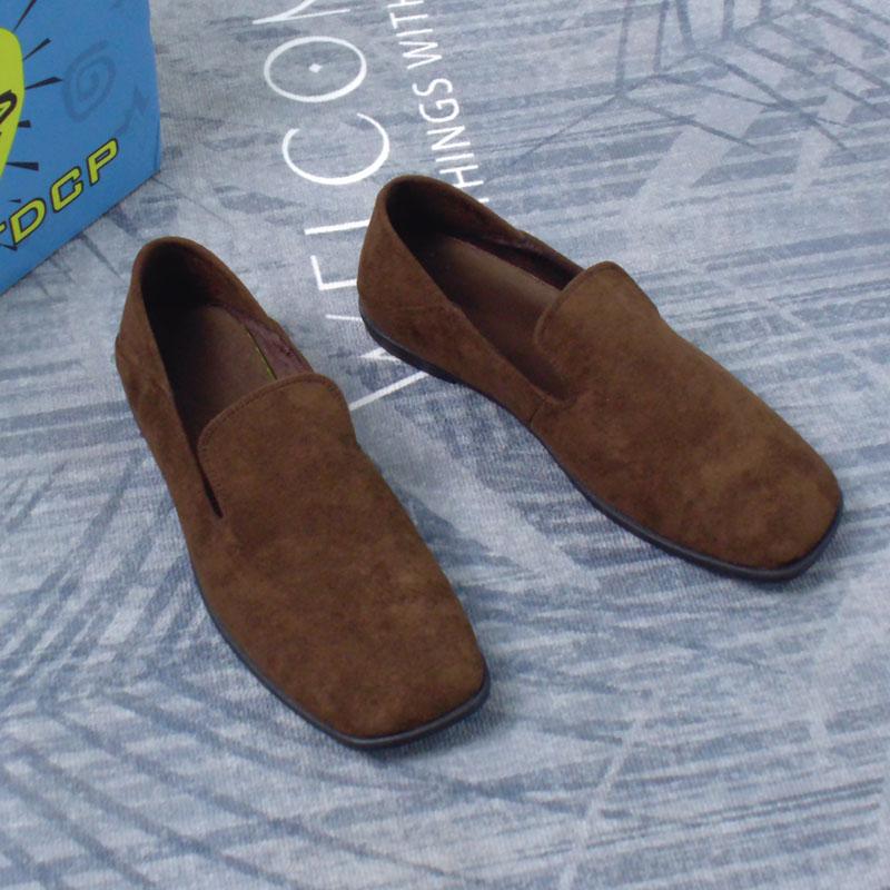 

Модные уличные ленивые лоферы Стильная замшевая кожа Мужская обувь Лето Новые туфли для вождения Повседневная обувь Удобный стиль Мужские слипоны Мокасины 38 коричневый