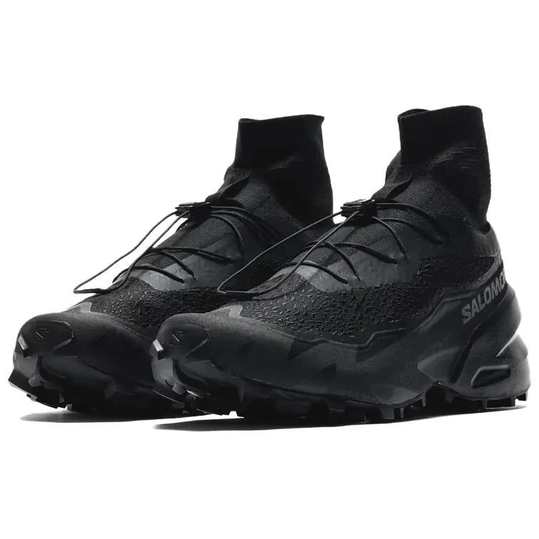 SALOMON Speedcross Advanced Casual Versatile Shock Absorbing Non-Slip Wear-Resistant Mid-Top Running Shoes Unisex Running Shoes Black 475155