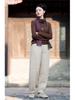 Winter Cotton Linen Women's Quilted Slimming Warm Pants
