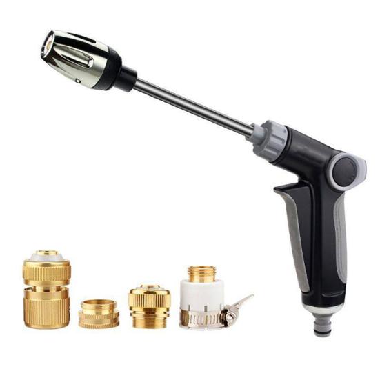 High Pressure Washer Car Wash Spray Wand with Brass Connector 2-in-1 Jet & Spray Nozzle Outdoor Surface Cleaner Tool for Garden Watering Patio Fence
