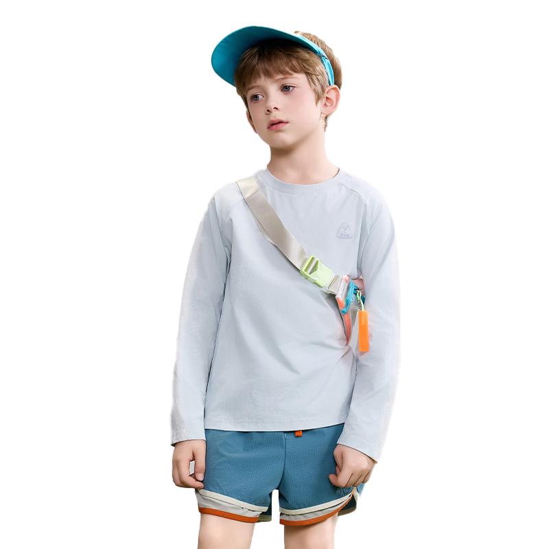 ASK JUNIOR Boys  Long-Sleeve Performance T-Shirt US 4.5