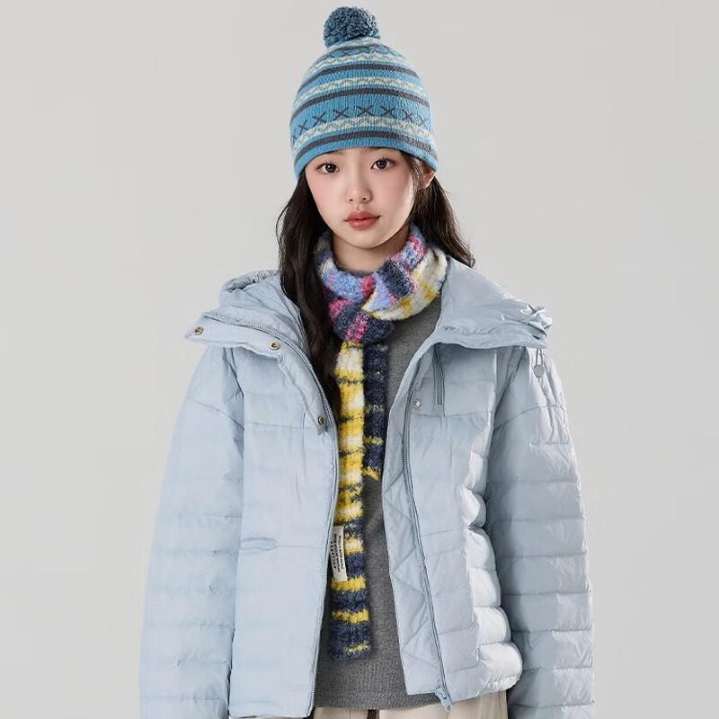 

Huatiacai Girls Lightweight Hooded Down Jacket 170