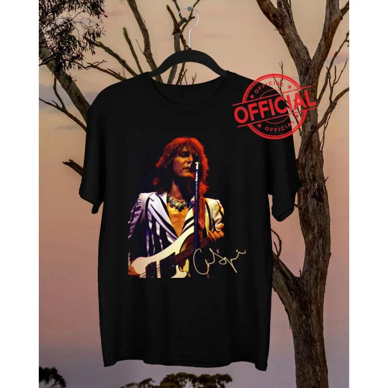 Chris Squire YES Bassist Gift For Fan Black All Size Shirt Unisex T-Shirt S