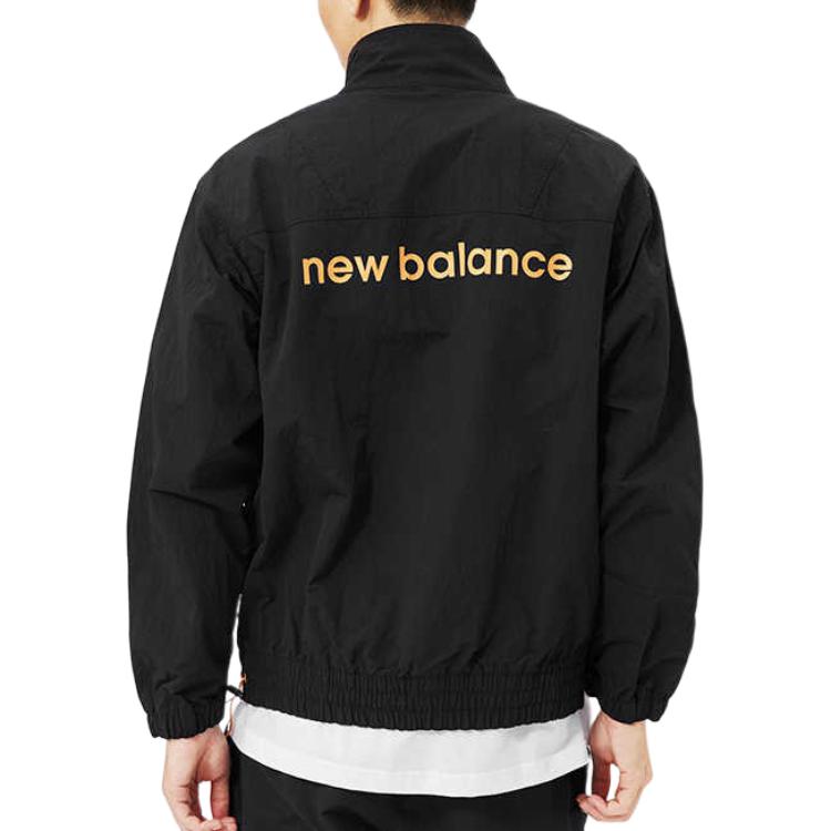 New Balance Lifestyle Casual Jackets Men's Black Stand Collar Moderate Other AMJ13359-BK