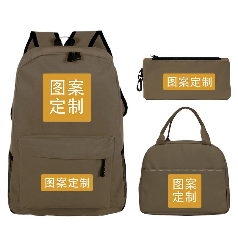 Children'S School Bag Casual Backpack Making Primary And Secondary School Students Three-Piece Backpack