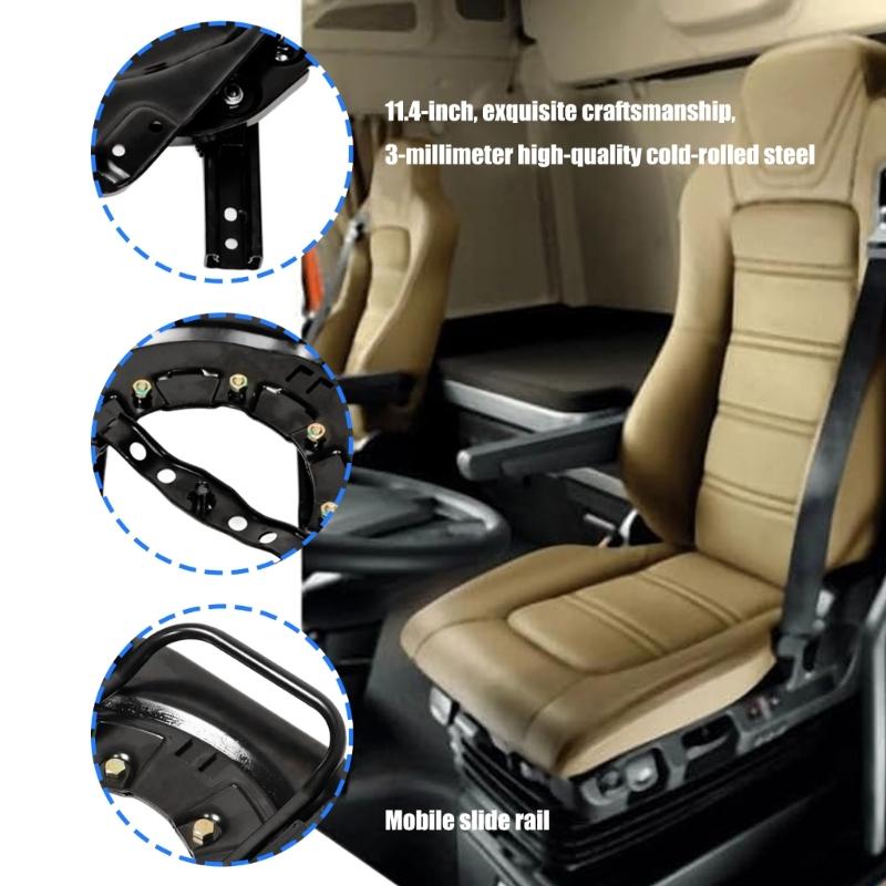 Industrial Grade Rotating Seat Base Sliding Rail System High Capacity Load Bearing Mounting Plate for Universal Vehicle