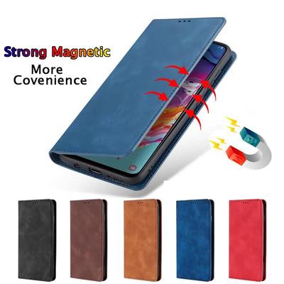 Custodia Lussuosa in Pelle per Xiaomi Redmi Note 8 2021 8T 9 9T 9S Note 4 4X 5 5A Prime 6 7 Pro Max Flip Protettiva Magnetica Custodie