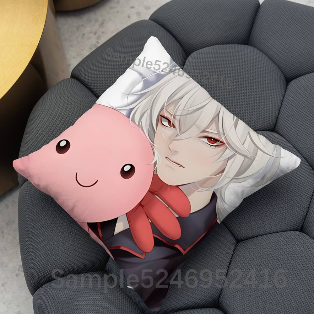 ADWD CCasper Grim A Date With Death Square Cushion Pillow Case Sofa BedroomLiving Room Backrest Multiple Size Washable Covers