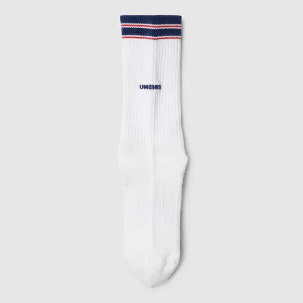 Summer Stripe Cushioning Crew Socks Ivory UR223CSC55
