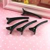6pcs Black Matte Duckbill Clip - Vintage Salon Style Hair Accessories for All Hairstyles, Hairdresser Supplies