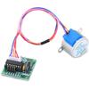 Longruner 5X Geared Stepper Motor 28byj 48 Uln2003 5v Stepper Motor Uln2003 Driver Board with ArduinoIDE (no Wire)