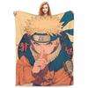 Japanese Anime Graphic Blankets N-Narutos Flannel Novelty Soft Throw Blankets for Home All Season