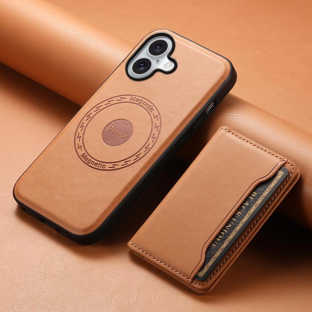 Denior iPhone 17 Pro Max Magnetic Card Holder & Stand Case, Compatible with 16 Pro.