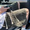 MEDE Men's Plaid Loose-Fit Summer Bermuda Shorts