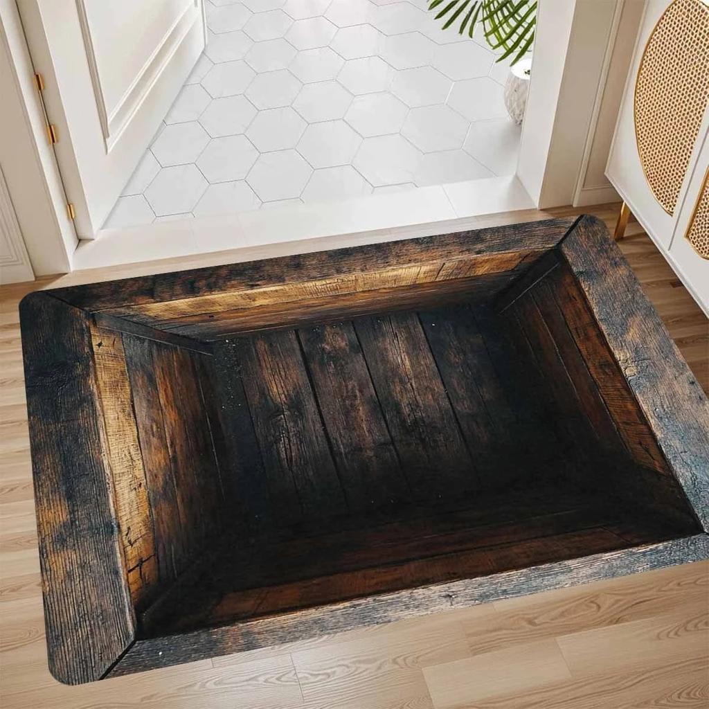 3D Visual Carpet Floor Mat Bathroom and Toilet Absorbent Anti Slip Quick Drying Foot Mat