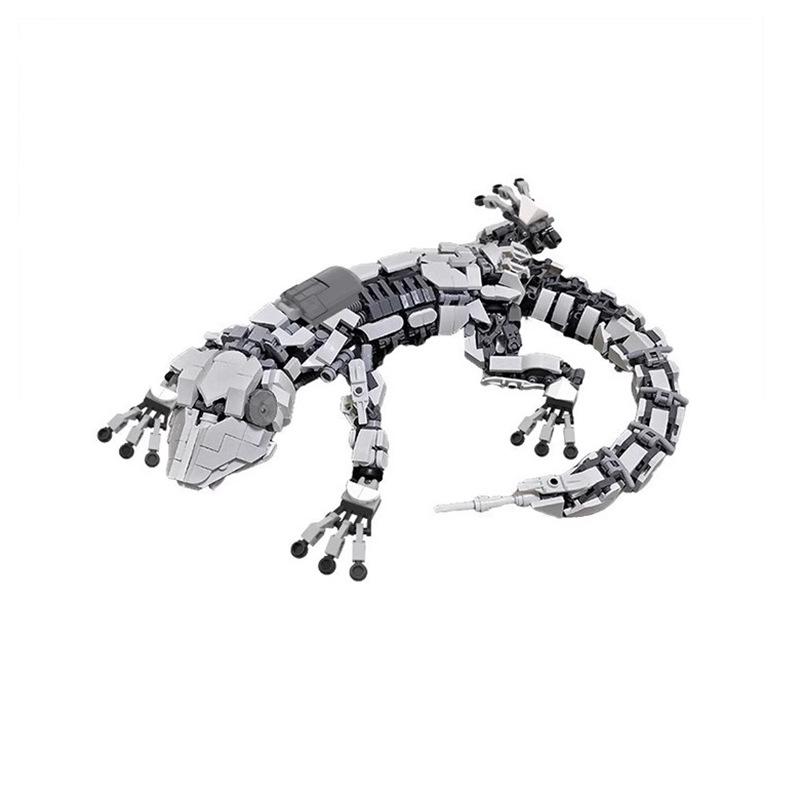 Compatible With Building Block MOC Building Series Mecha Small Gecko Small Particle Building Block Toy Model