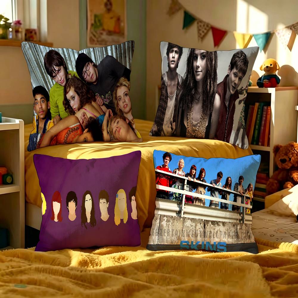 Teen TV Series Skins Cushion Cover Decorative Pillow Sofa Home Decor case pillow cases