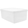 Food Storage Container Single Layer Crisper Reusable Dry Holder Rectangular Transparent Dustproof Dishwasher Safe Nut Box