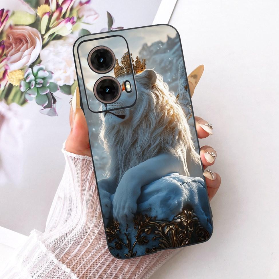 Schutzhülle für Motorola Moto G85 XT2427-3 Silikon, niedlich, modisch, lustig, cool, lackierter Bumper für Motorola G85 Moto G85 Handyhülle