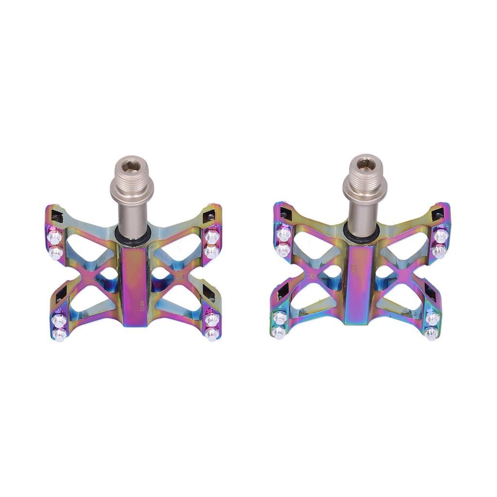 GUB 1 Pair Mountain Bike Colorful Pedals Road Bicycle AntiSlip Alloy Pedals Replacement