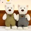 West Highland White Terrier Plush Overall Doll - Cute Children's Birthday Gift.