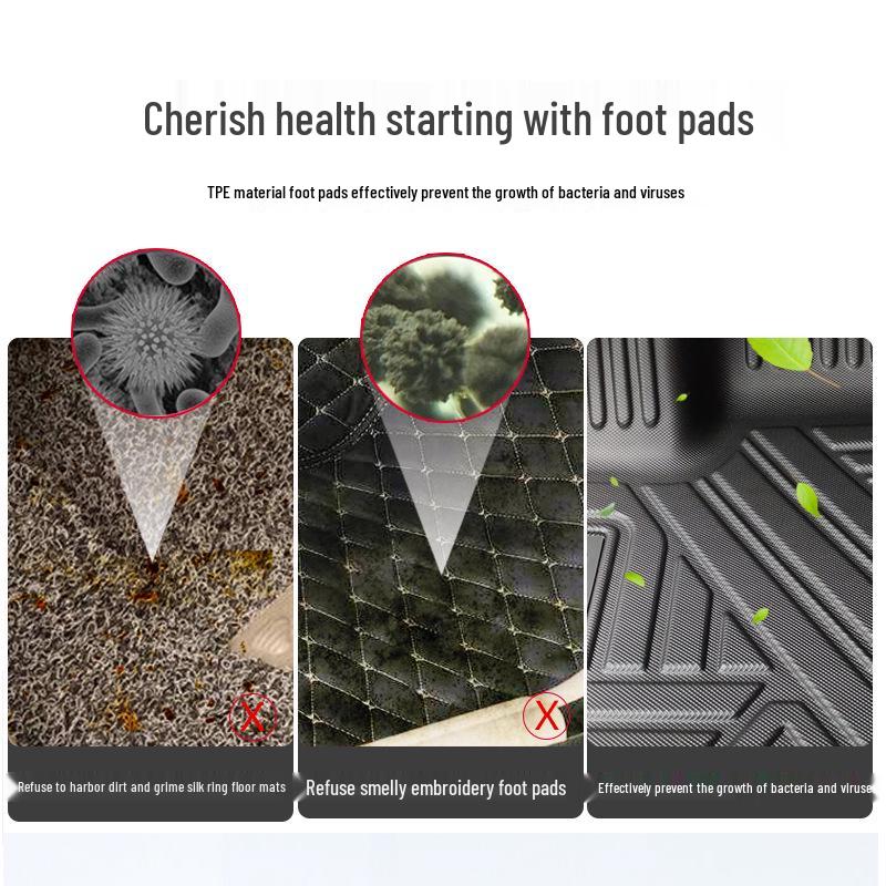Non-slip TPE Full Coverage Floor Mats for Geely Xingyue, Emgrand, Vision, Haoyue, Binrui, Borui