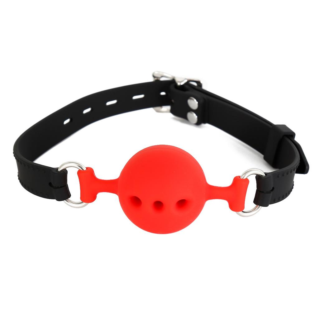 Soft Safety Silicone Slave Ball Gag Erotic Sex Toy Open Mouth Gag Ball Bdsm Bondage for Woman Couples Adult Sex Games