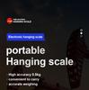 2000kg Wireless Handheld Electronic Crane Scale - High Precision, Portable, Direct-Reading 2t Hook Scale