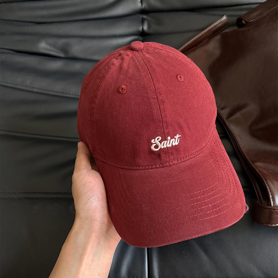 New Letter Embroidered Baseball Cap Children Summer Versatile Face Cap Male Couple