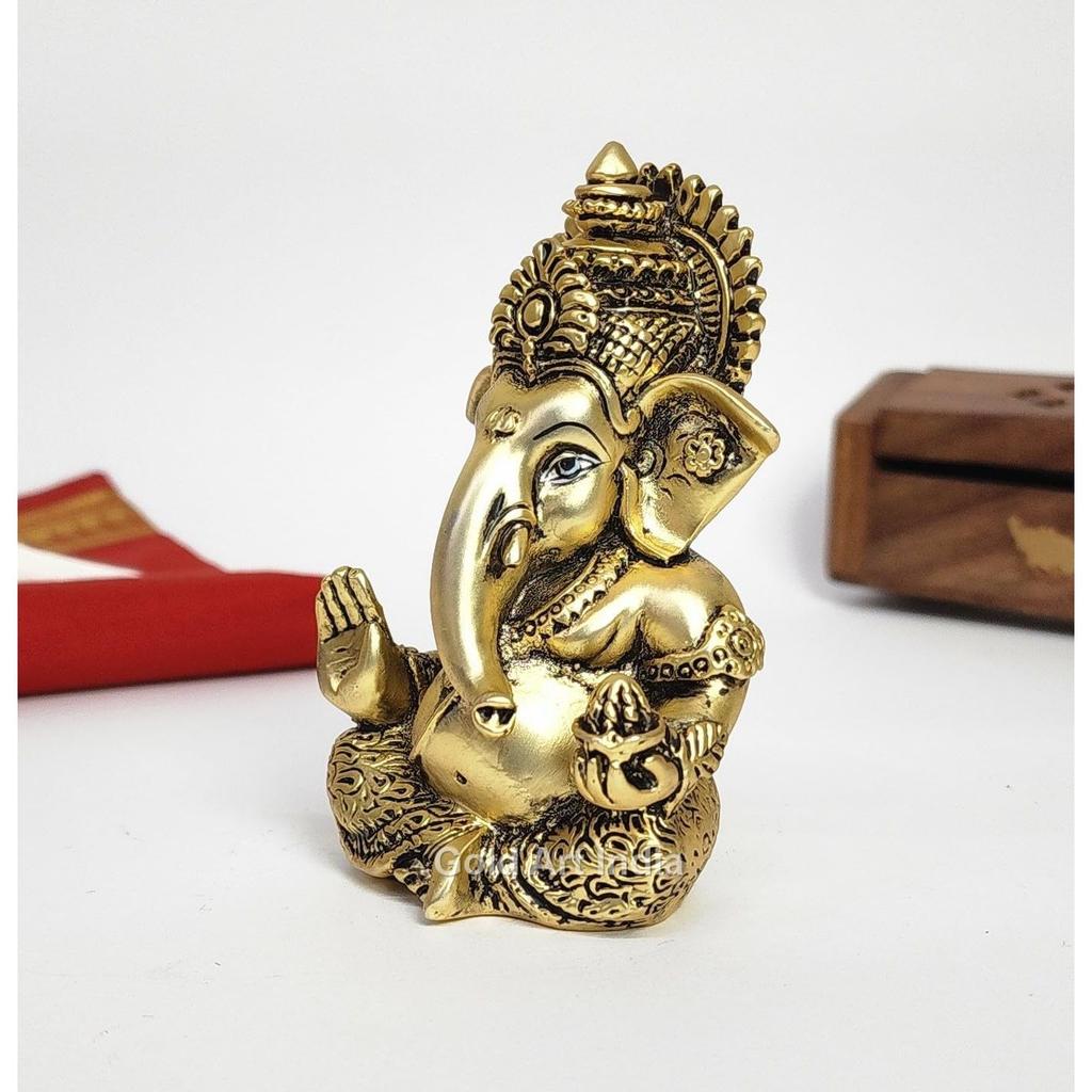 Ganesha Idol | Ganesh Statue for Home Decor | Ganesha Murti for Office Desk, & Ganpati Idol for Car Dashboard