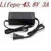 43,8V 3A Intelligentes Batterieladegerät für 10er Serie 43,8V 37V LiFePO Batterie-Ladegerät XT60 Schnellladung
