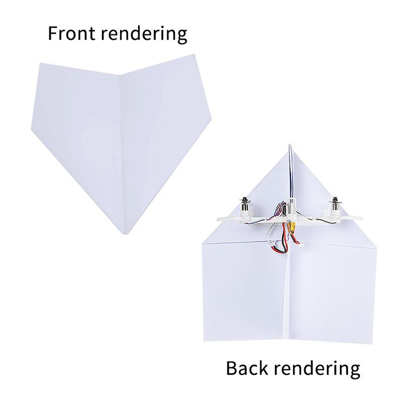 Electric Diy Paper Airplane Kit With Powerful Motors And Long Flight Time Perfect For Kids Stem Learning Outdoor Play Activities