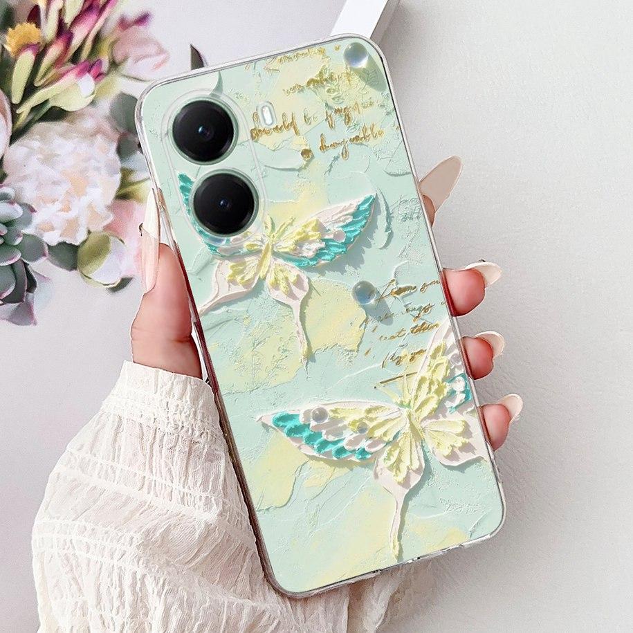For Xiaomi Poco X7 Pro 5G Case Fashion Flower Queen Pattern Soft Silicone Clear Phone Cover For Xiaomi Poco X7 PocoX7 Pro Fundas