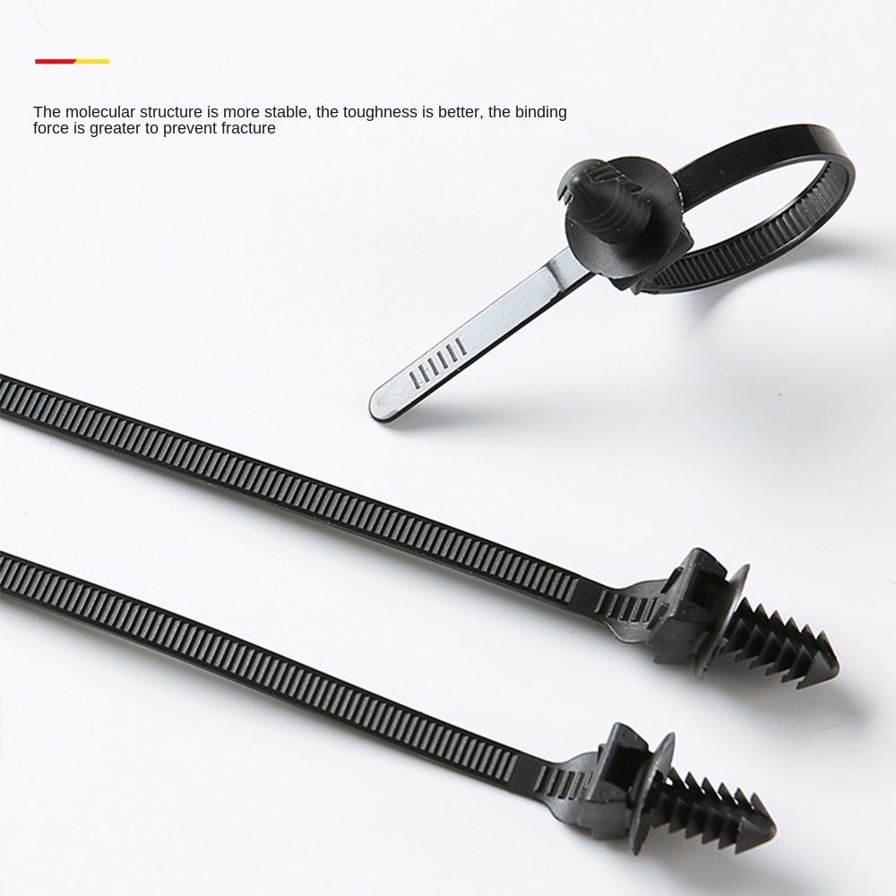 20pcs Self Locking Nylon Cable Ties Fastening Zip Cable Ties Wrap Cable Thread Car Nylon Ties Multifunctional Portable Cable Tie