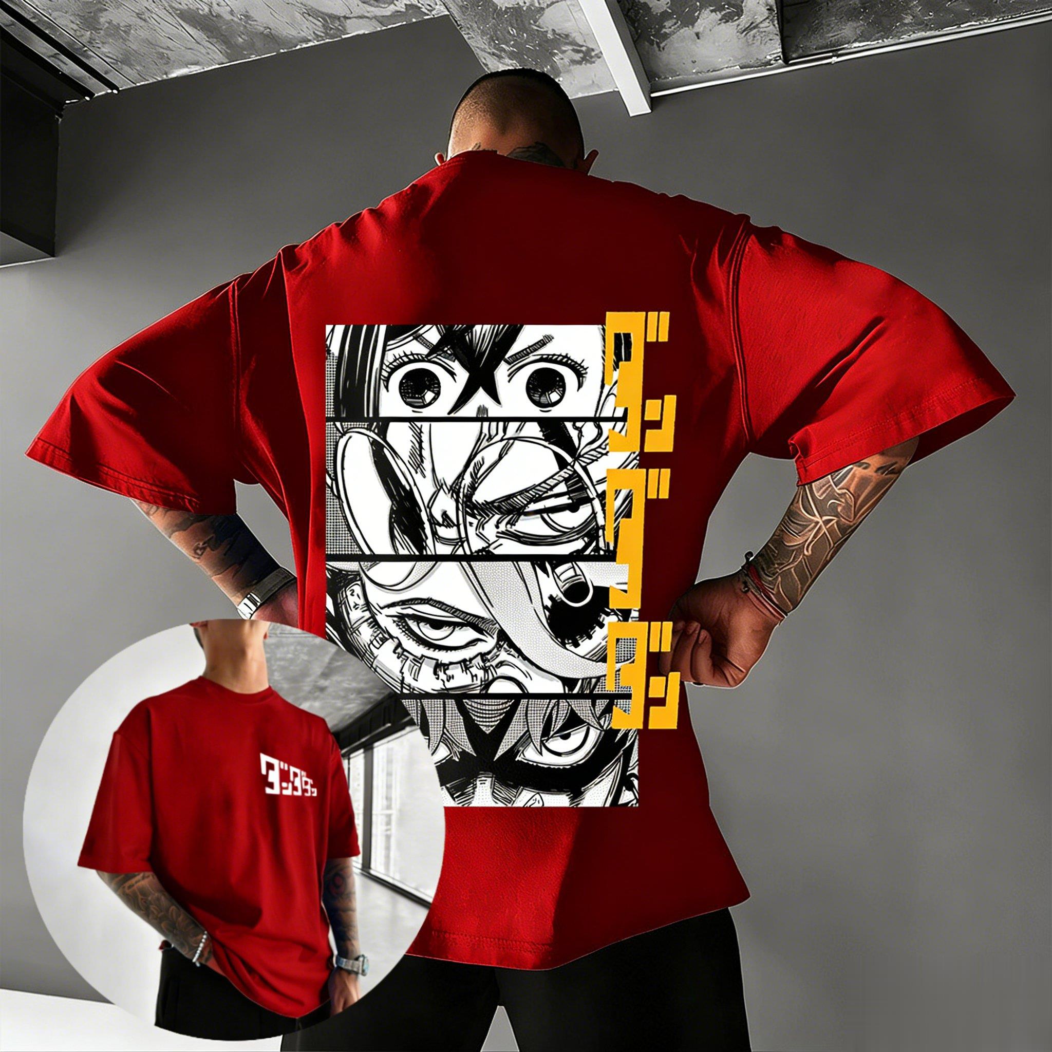 

Vintage Dandadan Anime Graphic T Shirt Men s Clothing Women Streetwear Short Sleeve Tee Casual Tops S