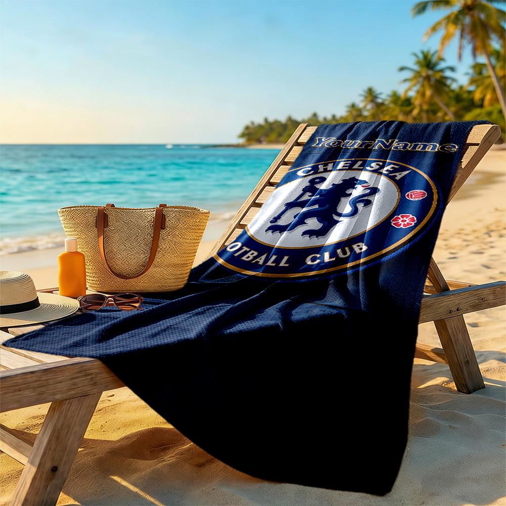 Chelsea Personalized Name Beach Towel Super Soft Microfiber Quickdry Fabric Portable for SwimmingBeachCamping Travel Beach AccessoriesGym