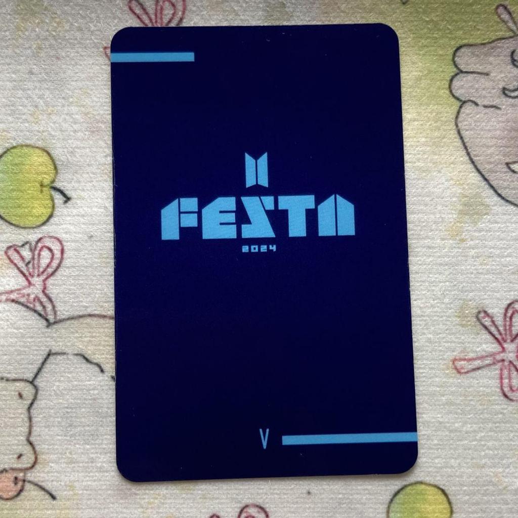 [USED] BTS 11th Anniversary Limited Edition Taehyung FESTA 2024 ARMY ZONE Trading Card