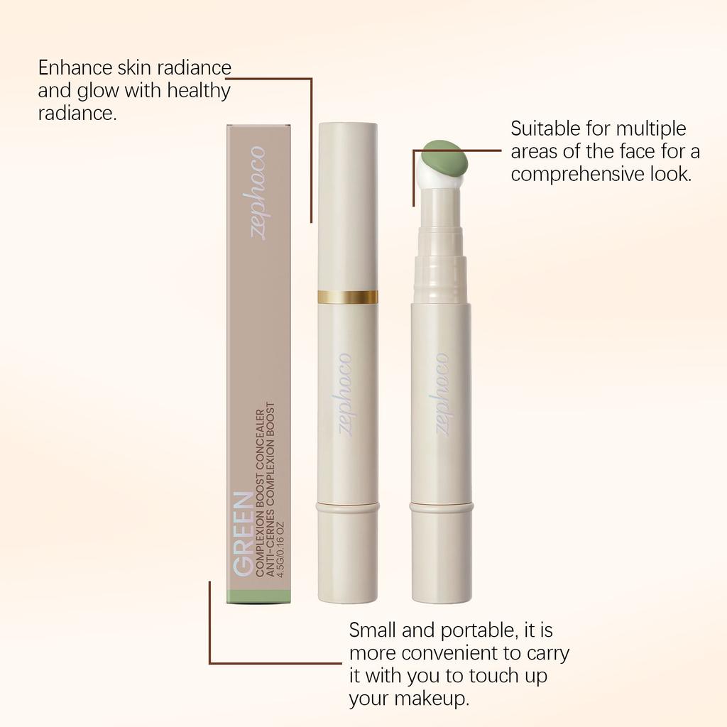 Korekční pero na barevné korekce zelené Lehký a přilnavý k pleti, sjednocuje tón pleti a vytváří přirozený a bezchybný základní make-up