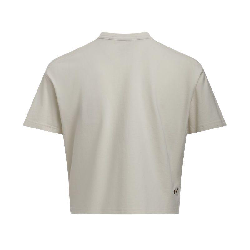 Under Armour Casual Series Sports Club Loose Breathable Round Neck Pullover Short Sleeve Drop Shoulder T-Shirt Women T-Shirt Rock 6006016-279