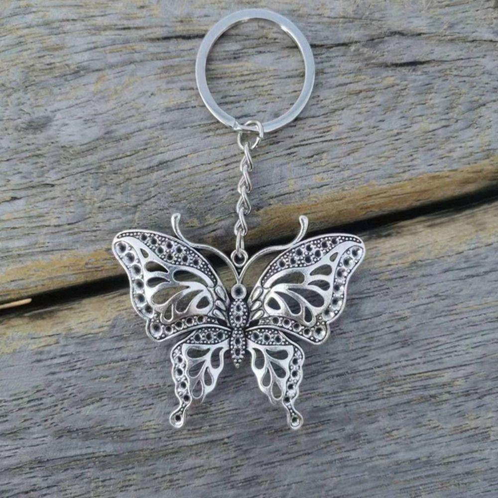 Metal Spider Keychain Araneid Metal Butterfly Key Chains Araneid Animal Key Ring  Car Key Holder