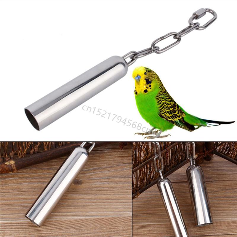 Bird Parrot Toy Stainless Steel Hanging Swing Cage Accessories 6XDE