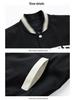 10XL Men's Trendy Plus Size Fleece-Lined Baseball Jacket - Thick Loose Outerwear for Teens