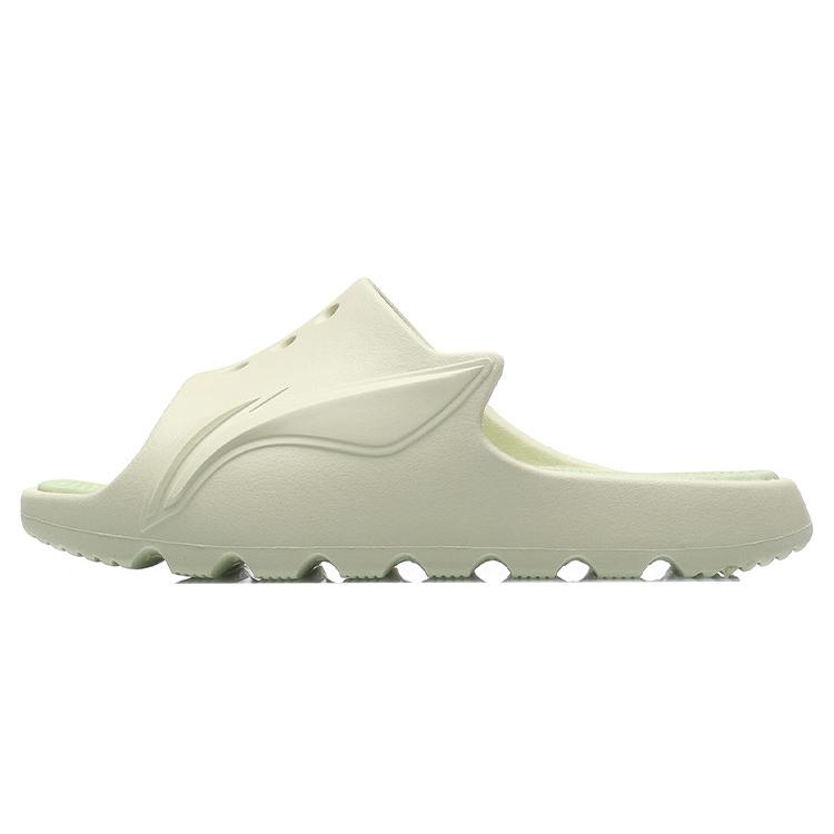 New LiNing Slide Slippers Women's Vanilla Green ABTR006-3