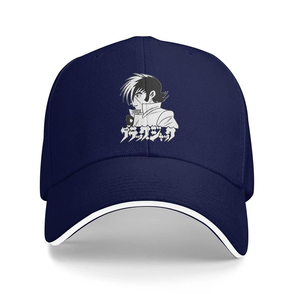 Black Jack Anime Baseball Cap  Women Unisex Custom Logo Trucker Hat Summer Fashion Outdoor Gym Adjustable Baseball Caps